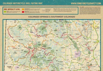 Motorcyclist Trail skills map Northeast Colorado